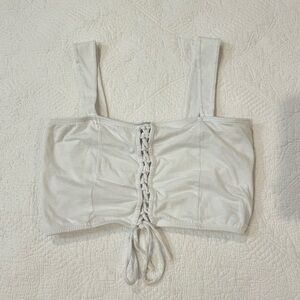 PacSun Nollie Lace Up Crop Top